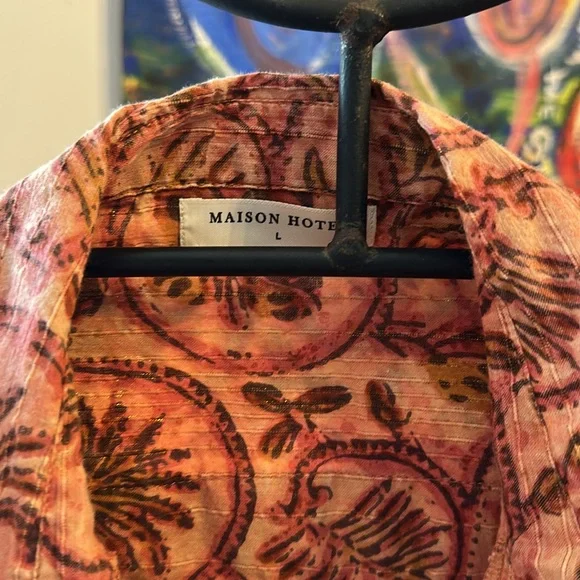 Maison Hotel blouse in large NWOT - Picture 2 of 4